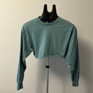 TNA long sleeve crop top